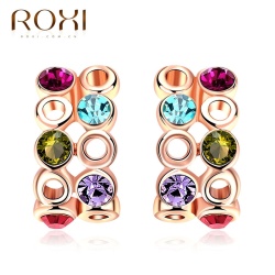 Сережки гвоздики Ballas Roxi золотистого кольору