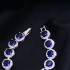 Браслет Queen із синіми кристалами циркону