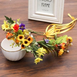 Венок на голову с полевыми цветами lan-3342