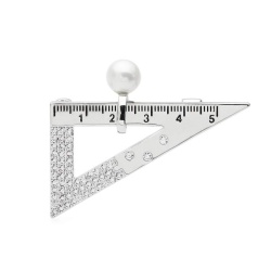 Брошь геометричний трикутник