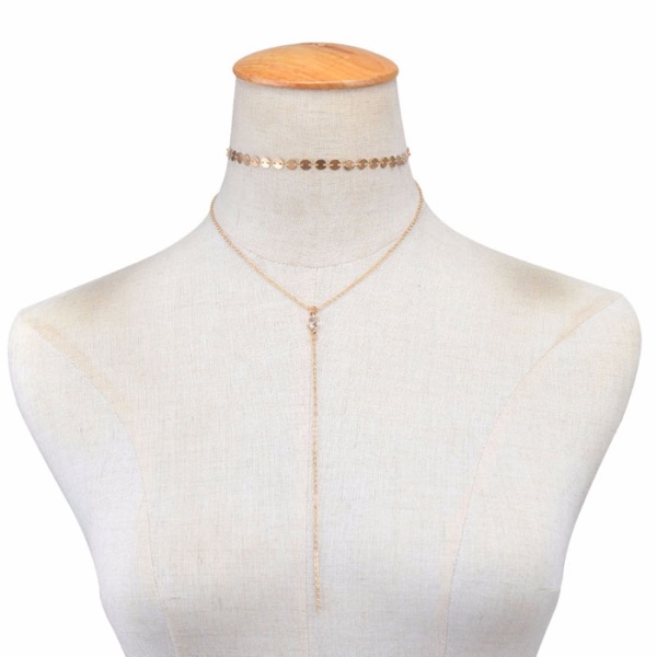 Чокер с цепочкой и монетками lan-574