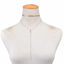 Чокер с цепочкой и монетками lan-574