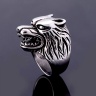 Кольцо из нержавеющей стали Голова Волка