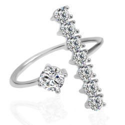 Кольцо Кристальная дорожка