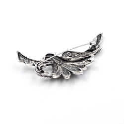 Брошь с марказитами Ажурио lan-3218