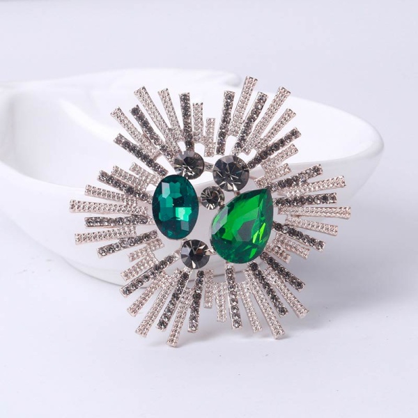 Брошка абстракція кристал lan-2844