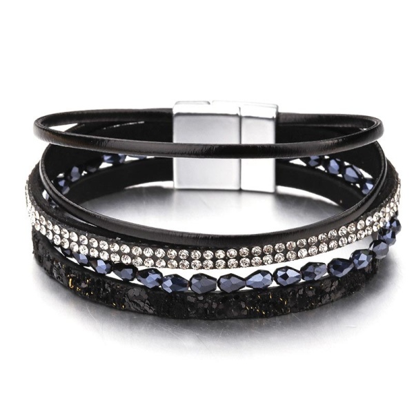 Жіночий шкіряний браслет lan-2833.