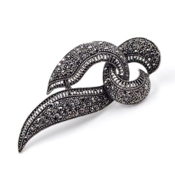 Брошь геометрия завиток lan-3219
