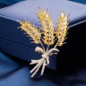 Брошка три колоски пшениці lan-2845