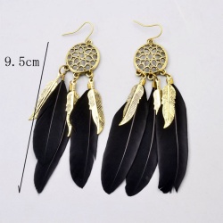 Серьги перья Ловец снов