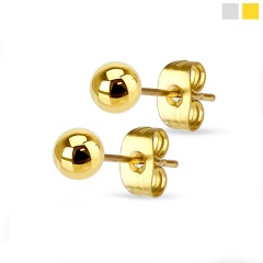 Серьги гвоздики из стали Spikes Шар