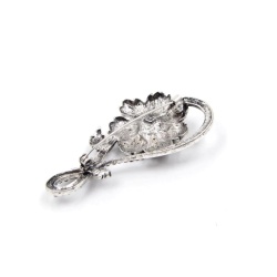 Брошь с марказитами Цветок lan-3220