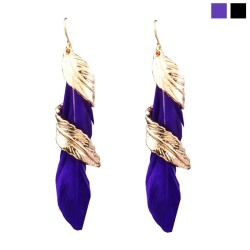 Серьги перья Feathers