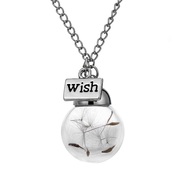 Кулон с цепочкой Одуванчик