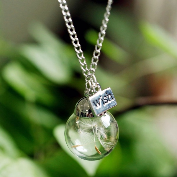 Кулон с цепочкой Одуванчик