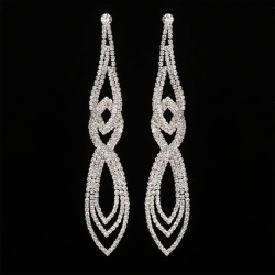 Вечерние серьги Каплевидные lan-3351
