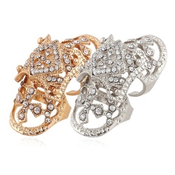 Длинное кольцо на весь палец Тамплиер