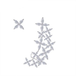 Сережки Каффи квітка lan-3085