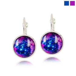 Серьги подвески Галактика