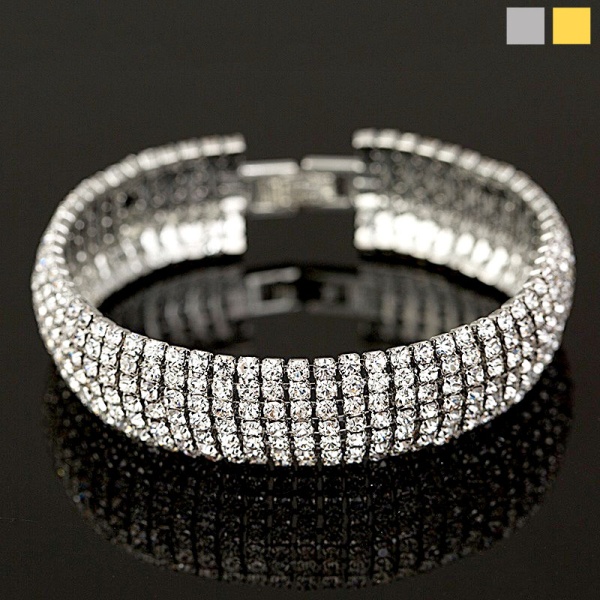 Браслет цепочка Кристальная усыпка