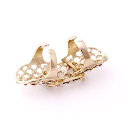 Длинное кольцо на весь палец Кристальная сетка