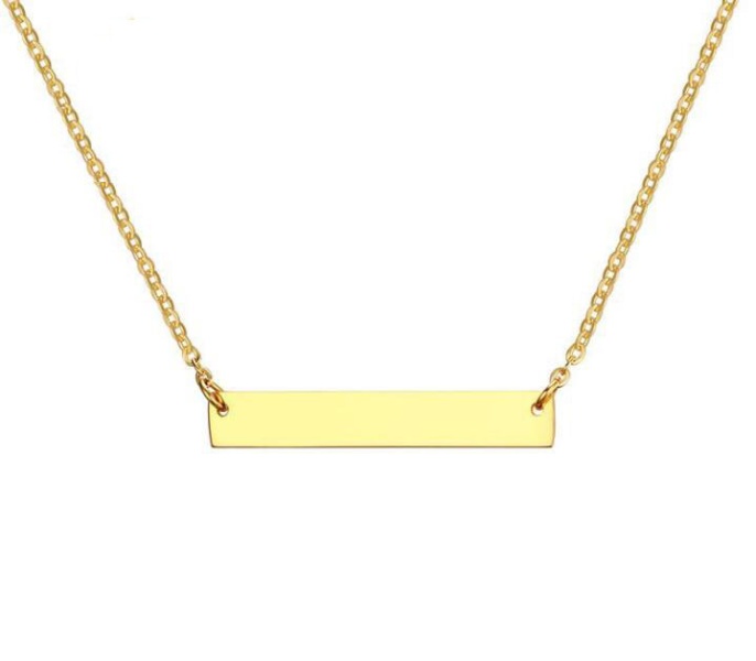 Кулон на ланцюжку Пластинка