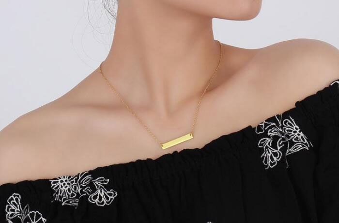 Кулон на ланцюжку Пластинка