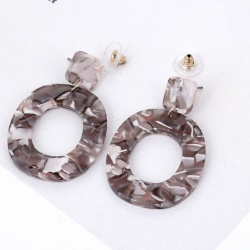 Сережки підвіски перламутрове Кільце