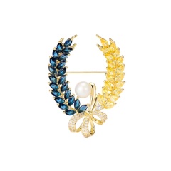 Брошь колосок пшеницы Крылья lan-2949