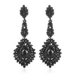 Серьги с черными камнями Isabelle Black