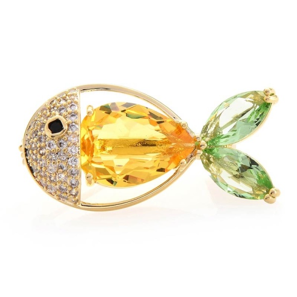 Брошь элитная рыбка