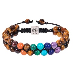 Браслет из тигрового камня Микс на затяжке lan-3052