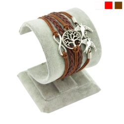 Браслет женский кожаный Birds