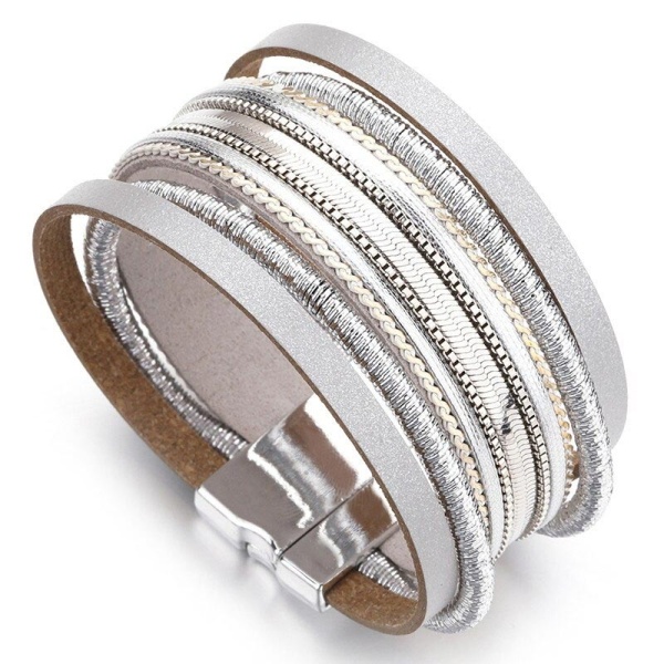 Жіночий шкіряний браслет lan-2845.