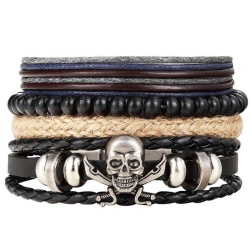 Браслет Череп (набор из 4 шт) lan-3357