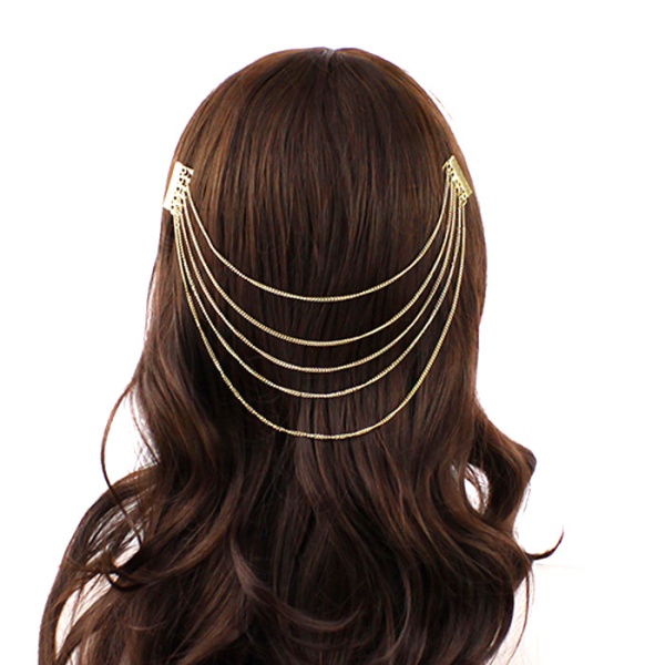 Гребешок для волос с цепочками Glory