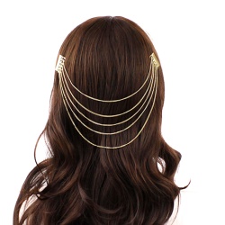 Гребінець для волосся з ланцюжками Glory