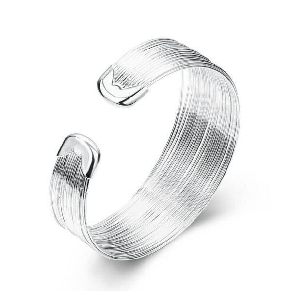 Браслет Струнка посріблений