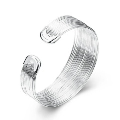 Браслет Струнка посеребренный