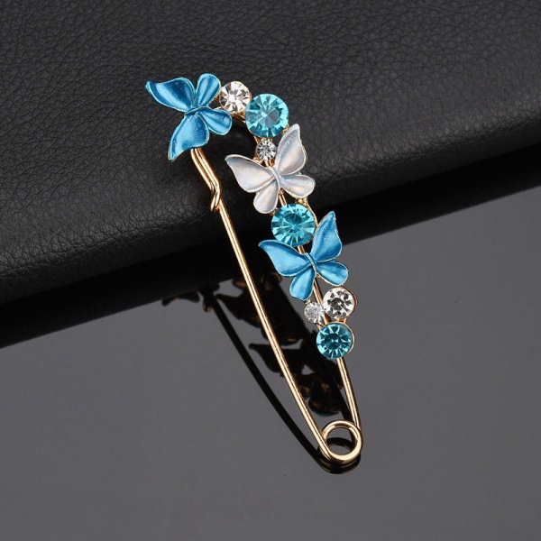 Брошь Булавка три бабочки