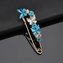 Брошь Булавка три бабочки