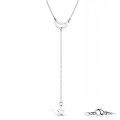 Цепочка из стали Spikes Месяц и звезда lan-3095