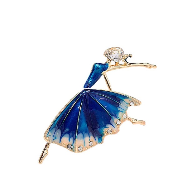 Брошь Девушка балерина