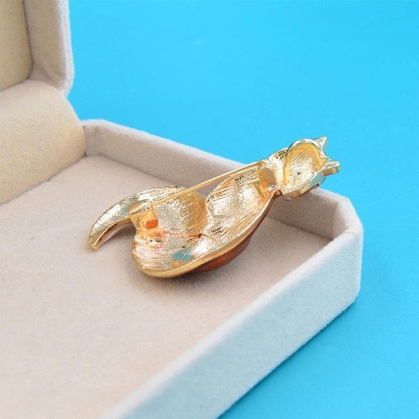 Брошь шикарная Лиса