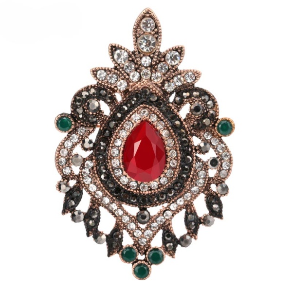 Брошь в турецком стиле lan-3097