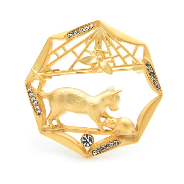 Брошь Кошки-мышки