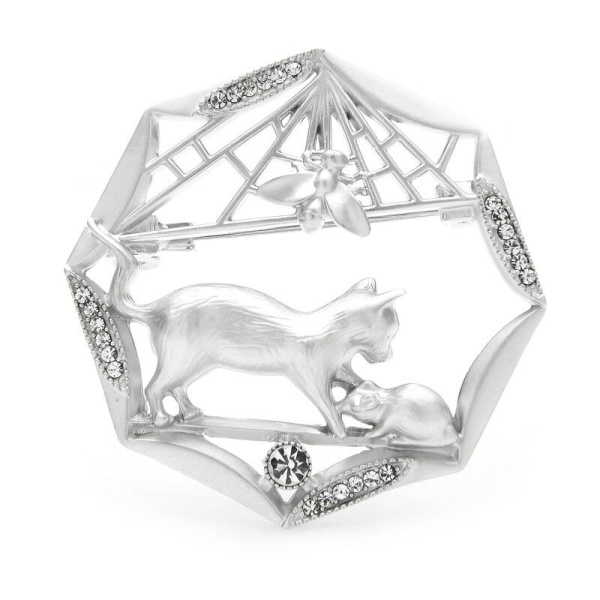 Брошь Кошки-мышки