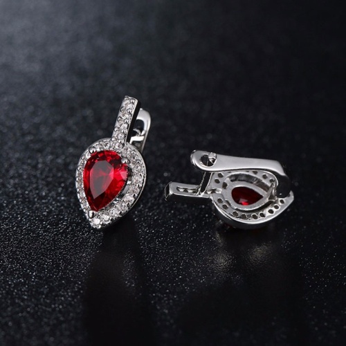 Серьги с английским замком Сердце