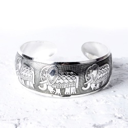 Металевий браслет браслет Слоніки