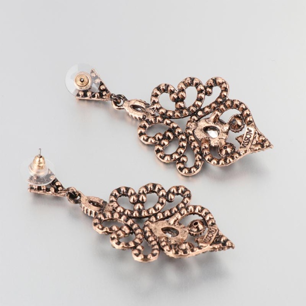 Вечірні сережки Вінтажні з кристалами lan-3232